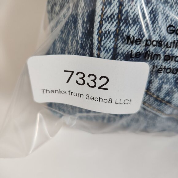 Vintage Sasson Acid Washed Blue Jeans Womens Size 9 Tapered Denim Pants FLAW - Picture 16 of 16